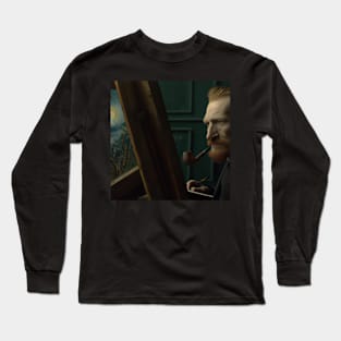 reflections van gogh Long Sleeve T-Shirt